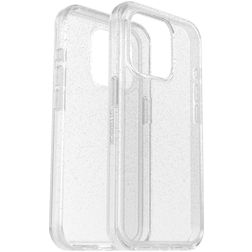 OtterBox Symmetry Coque Transparente iPhone 15 Pro Max Coque arrière Rigide Anti-Chocs - Transparent