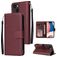 Mobigear Wallet Housse iPhone 14 Etui Porte-Monnaie - Rouge