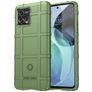 Mobigear Rugged Shield Motorola Moto G72 TPU souple Coque arrière Antichoc - Vert