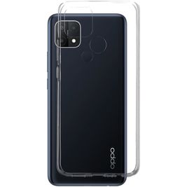 Mobiparts Classic Coque Transparente OPPO A15 Coque arrière en TPU Souple - Transparent