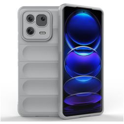 Mobigear Bumpy Coque Xiaomi 13 Pro Coque arrière en TPU Souple - Gris
