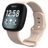Mobigear Sport Dual Bracelet Silicone Fitbit Sense Fermeture à clou et passant - Sand Pink
