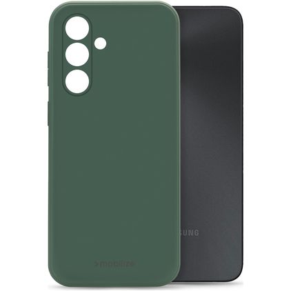 Mobilize Rubber Gelly Coque Samsung Galaxy A05s Coque arrière en TPU Souple - Matt Green