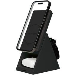 Mobiparts Triangle - Station de recharge 15W - Noir