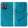 Mobigear Butterfly Motorola Moto G84 Étui Portefeuille - Bleu