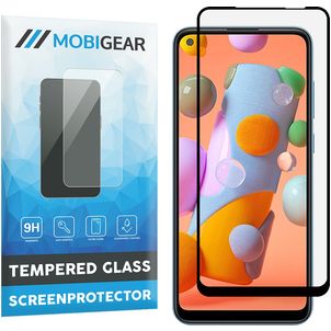 Mobigear Premium Samsung Galaxy A11 Verre trempé Protection d'écran - Compatible Coque - Noir
