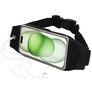 Mobiparts Comfort Fit Belt Brassard Téléphone iPhone 15 Plus Ceinture Coque de Sport en Neoprène - Noir