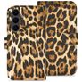My Style Flex Wallet Housse Samsung Galaxy S25 FE Etui Porte-Monnaie - Wild Leopard