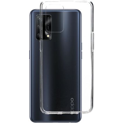 Mobiparts Classic Transparent OPPO A74 4G TPU souple Coque arrière - Transparent