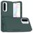 Mobigear Heavy Armor Coque Samsung Galaxy A56 Coque arrière Rigide Anti-Chocs - Vert