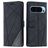 Mobigear Rhombus Housse Google Pixel 9 Pro Etui Porte-Monnaie - Noir
