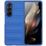 Mobigear Bumpy Samsung Galaxy Z Fold 5 TPU souple Coque arrière - Bleu foncé