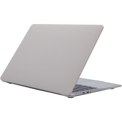 Mobigear Cream Matte MacBook Air 15 Pouces (2023-2026) Coque - Gris - Model A2941 / A3114 / A3241 / A3448