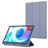 Mobigear Tri-Fold Gel Coque Samsung Galaxy Tab A9 Plus (2023) Etui en TPU,Similicuir + Porte-crayon - Violet