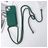 Mobigear Lanyard Card iPhone 15 Coque avec cordon en Silicone et Porte-Cartes - Vert
