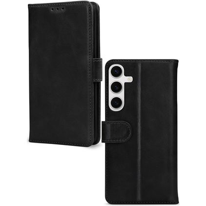 Mobilize Premium Gelly Wallet Housse Samsung Galaxy S24 Plus Etui Porte-Monnaie - Noir