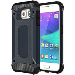Mobigear Outdoor Coque Samsung Galaxy S6 Coque arrière Rigide Anti-Chocs - Dark Blue