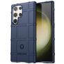 Mobigear Rugged Shield Coque Samsung Galaxy S24 Ultra Coque arrière en TPU Souple Anti-Chocs - Bleu