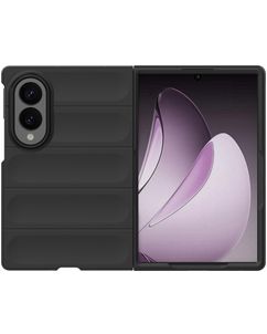 Mobigear Bumpy Coque Samsung Galaxy Z Fold 8 Coque arrière en TPU Souple - Noir