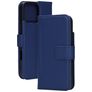 Mobiparts Wallet Housse iPhone 16 Pro Max MagSafe Etui en Cuir Véritable Porte-Monnaie - Bleu