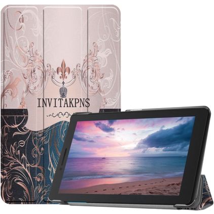 Mobigear Tri-Fold Coque Lenovo Tab E8 Etui - Colorful Box