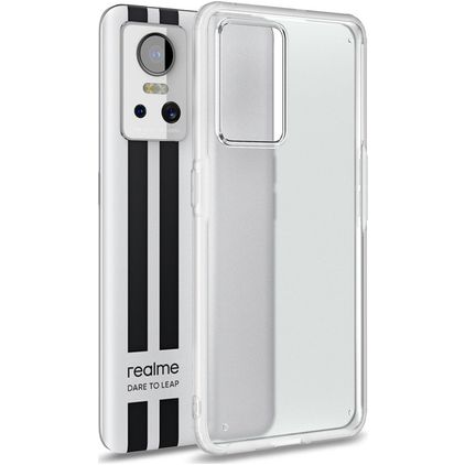 Mobigear Shockproof Transparent Realme GT Neo 3 Plastique rigide Coque arrière - Transparent