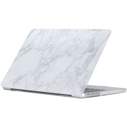 Mobigear Marble MacBook Air 15 pouces (2023-2026) Coque rigide pour MacBook - Gris - Modèle A2941 / A3114 / A3241 / A3448