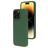 Mobiparts Coque iPhone 14 Pro Coque arrière en Silicone - Forest Green