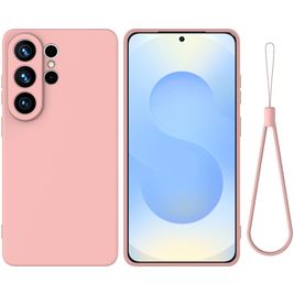 Mobigear Rubber Touch Coque Samsung Galaxy S26 Ultra Coque arrière en Silicone - Rose