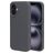 Mobiparts Coque iPhone 16 Coque arrière en Silicone - Urban Grey