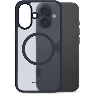 Mobilize Hybrid Pro Coque iPhone 16 MagSafe Coque arrière Rigide Anti-Chocs - Bleu