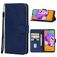 Mobigear Wallet Housse Samsung Galaxy M22 Etui Porte-Monnaie - Bleu