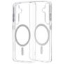 Mobiparts Hardcover Coque Transparente Samsung Galaxy S25 MagSafe Coque arrière Rigide - Transparent