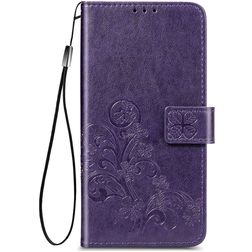 Mobigear Clover Samsung Galaxy A32 4G Étui Portefeuille - Violet