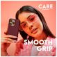CARE by PanzerGlass Fashionable Coque iPhone 16 Pro MagSafe Coque arrière en Silicone - Peachy