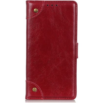 Mobigear Ranch Housse Huawei P40 Pro Plus Etui Porte-Monnaie - Bordeaux