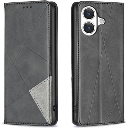 Mobigear Rhombus Slim iPhone 17 Étui - Noir