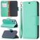 Mobigear Excellent Housse iPhone 12 Etui Porte-Monnaie - Turquoise