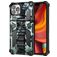Mobigear Armor Stand Coque iPhone 13 Pro Coque arrière Rigide Anti-Chocs avec Support Amovible - Vert
