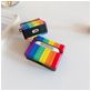 Mobigear Rainbow Coque Apple AirPods Pro 1 Coque en Silicone Souple