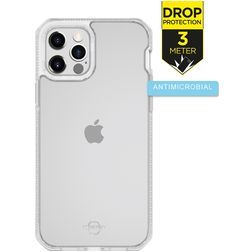 ITSkins HybridFrost Coque Transparente iPhone 12 Pro Max Coque arrière Rigide Anti-Chocs - Transparent