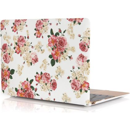 Mobigear Design MacBook 12 Pouces (2015-2017) Coque - Fleurs - Model A1534