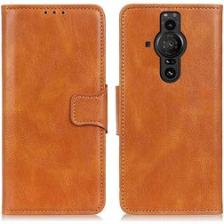 Mobigear Classy Housse Sony Xperia Pro-I Etui Porte-Monnaie - Cognac