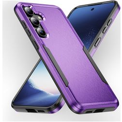 Mobigear Heavy Armor Coque Samsung Galaxy S24 Plus Coque arrière Rigide Anti-Chocs - Violet
