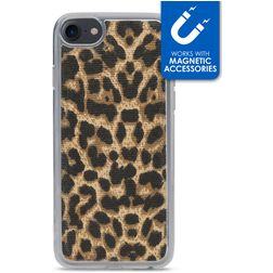 My Style Magneta Coque iPhone 7 Coque arrière en TPU Souple - Leopard