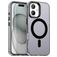 Mobigear Shockproof Coque iPhone 18 MagSafe Coque arrière Rigide - Noir