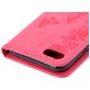 Mobigear Butterfly Housse iPhone SE (2020) Etui Porte-Monnaie - Magenta