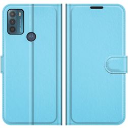 Mobigear Classic Motorola Moto G50 Étui Portefeuille - Bleu