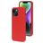Mobiparts Coque iPhone 14 Plus Coque arrière en Silicone - Scarlet Red