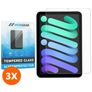 Mobigear iPad Mini 6 (2021) Verre trempé Protection d'écran - Compatible Coque (Lot de 3)